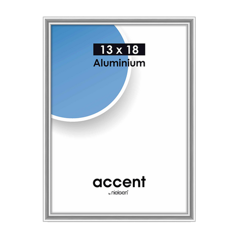 Nielsen Accent 13x18 Aluminium Silber 53223