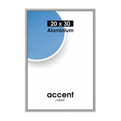 Nielsen Accent 20x30 Aluminium Silber Matt 53524