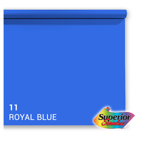 Superior Hintergrund Papier 11 Royal Blue Chroma Key 2,72 X 11m