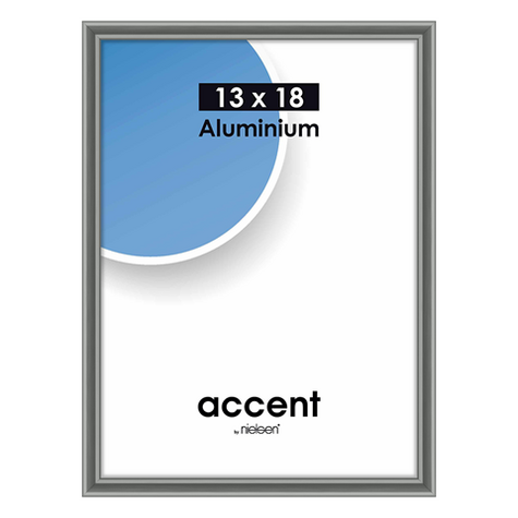 Nielsen Picture Frame 53225 Accent Steel Grey 13x18 Cm