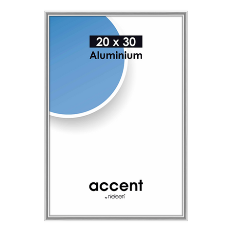 Nielsen Cornice 53523 Accent Glzend Argento 20x30 Cm