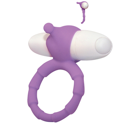 Cock Rings : Silicone Vibrating Cock Ring