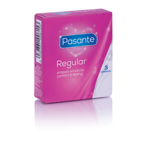 Kondome : Pasante Regular Condoms 3 Pcs