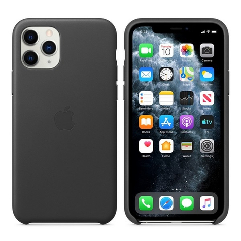 Apple mx0e2zm a iphone 11 pro max original cuir protective noir housse de protection