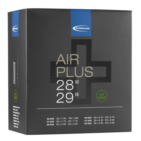 Chambres air schwalbe av 19ap air plus      