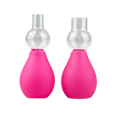 Nippelpumpen : Pink Nipple Sucker Set