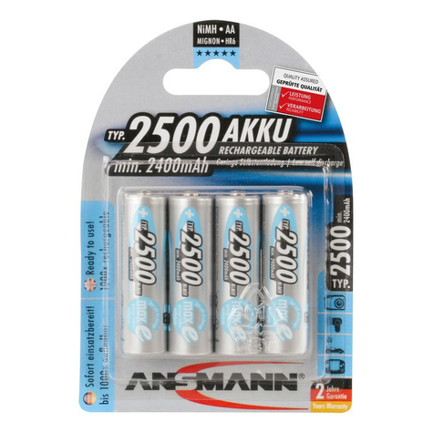 Battery Ansmann Mignon 2500mah