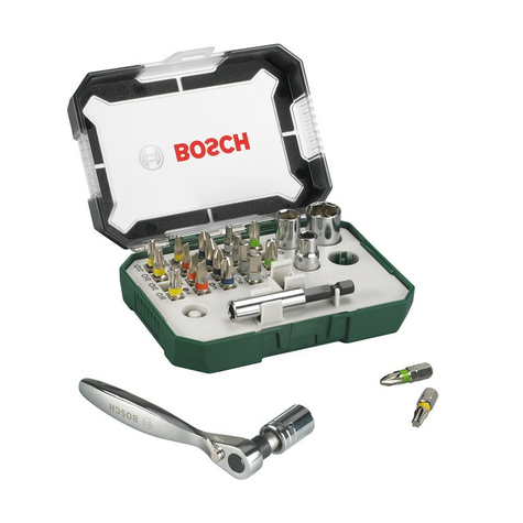 Mini Schrauberbit-Und Ratschen-Set Bosch