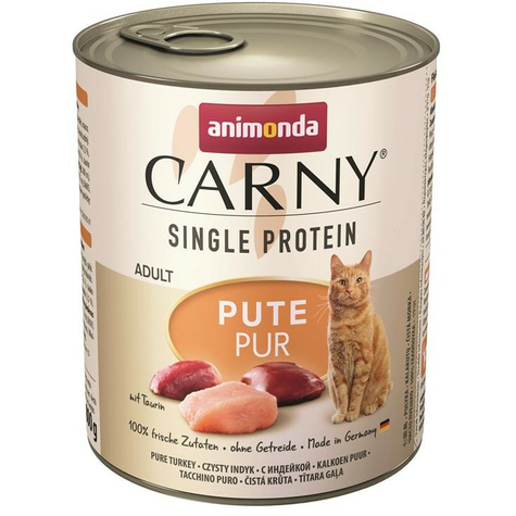 Animonda Cat Dose Carny Adult Single Protein Pute 800g