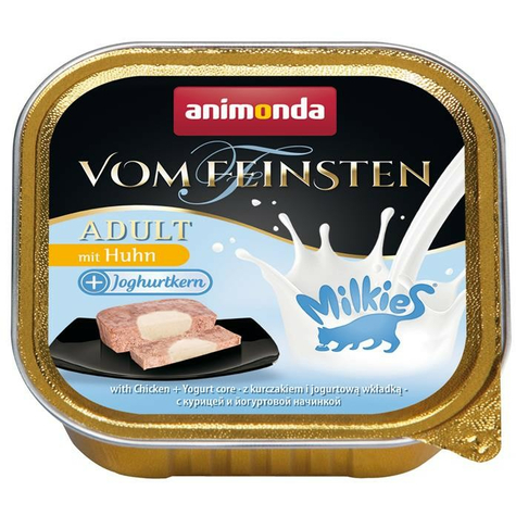 Animonda cat finest au poulet + yaourt 100g