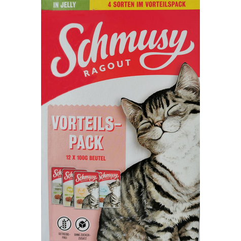 Schmusy Ragout In Jelly Advantage Pack 12x100g