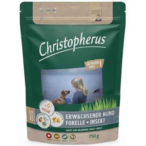 Christopherus Grain Free Trout & Insect 750g