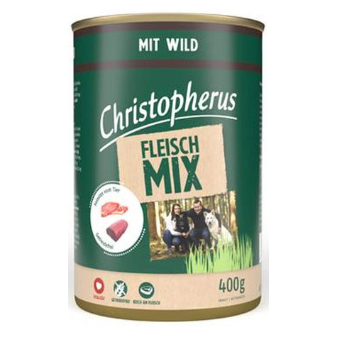 Christopherus Meat Mix Con Selvaggina 400g Tin