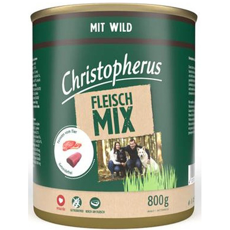 Christopherus Meat Mix Con Selvatico Latta Da 800g