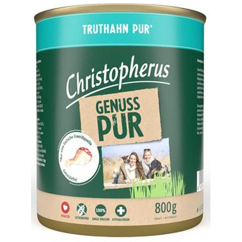 Christopherus Pur Truthahn 800g-Dose