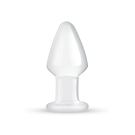 Plug anal : clear glass buttplug