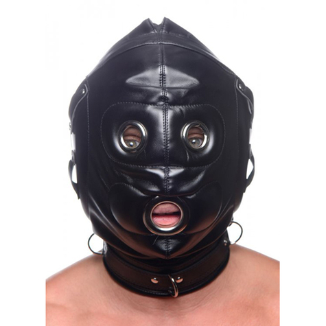 masken : bondage hood with penis gag