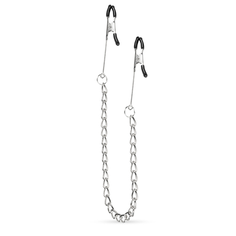 Nippelklemmen : Long Nipple Clamps With Chain