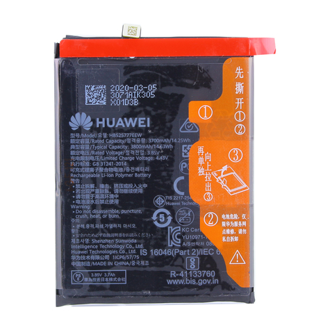 Huawei  Hb525777eew  3800mah  P40  Lithium Ion Akku Batterie