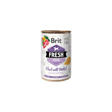 Brit Fresh Vitello Con Miglio 400g