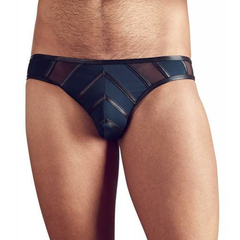 Pantaloni Da Uomo Sexy Blu/Nero