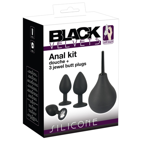 Analplug-Set Black Velvets Anal Kit
