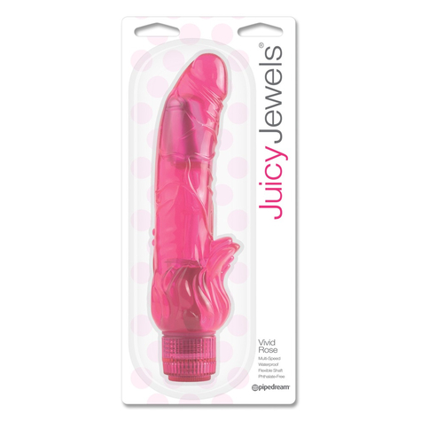 Vibrator Mit Klitorisreizer Jj Vivid Rose Dak Pink