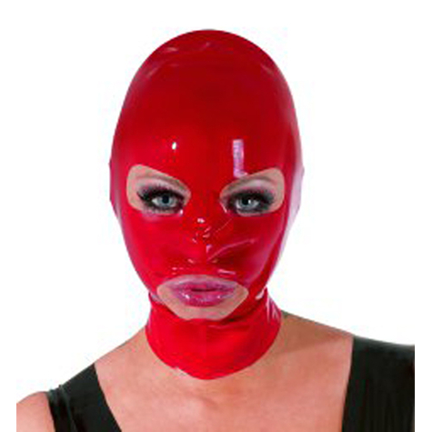 masken : latex mask rot
