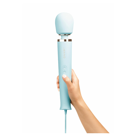 Le wand powerful plug-in vibrant massager sky bleu