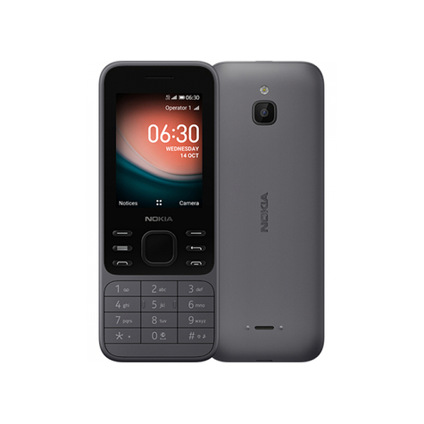 Nokia 6300 4g Dual-Sim Carboncino