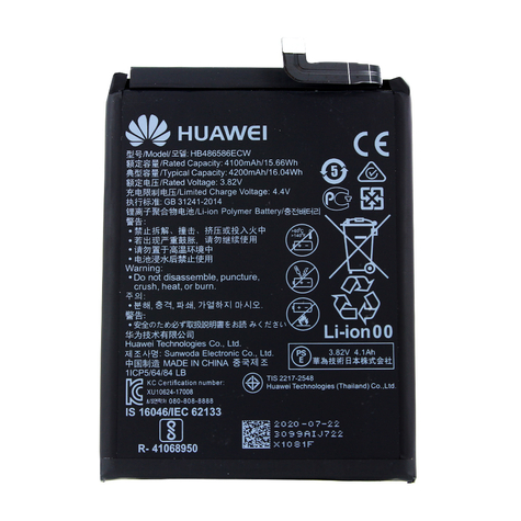 Huawei Hb486586ecw 4100mah Mate 30 Batteria Ricaricabile Originale