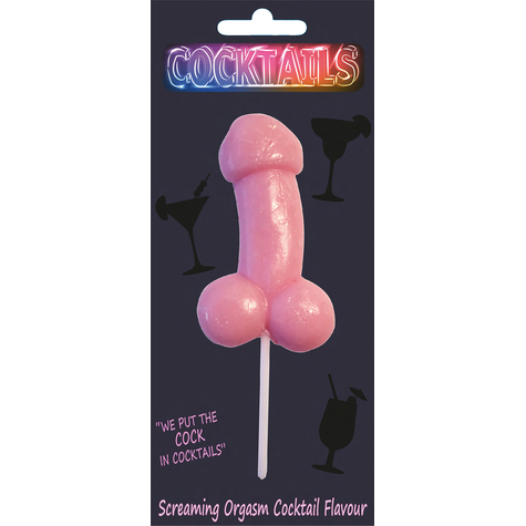 screaming orgasm flavour cocktail lollipop 35g