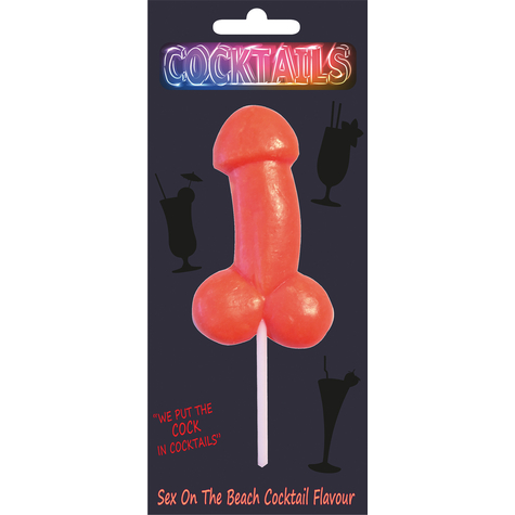 sex on the beach flavour cocktail lollipop 35g
