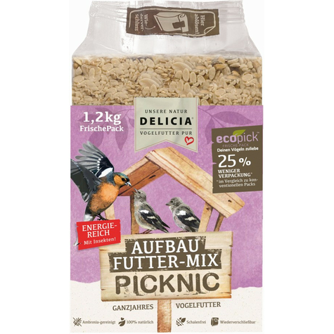 Delicia construction mix picknic vacuum packs 1,2kg