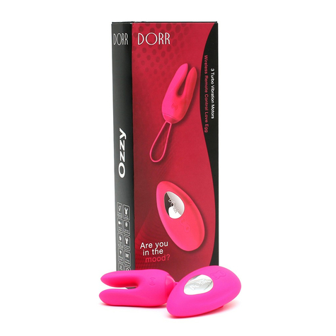 Vibratore A Uovo & Dorr Ozzy Rabbit Egg Vibrator + Vibratore Lay-On Rosa