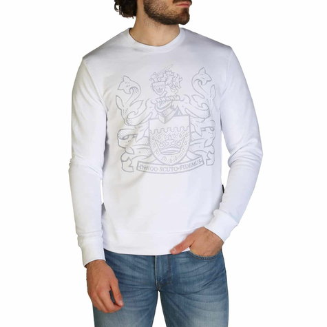 Bekleidung & Sweatshirts & Herren & Aquascutum & Fai001_01 & Weiß