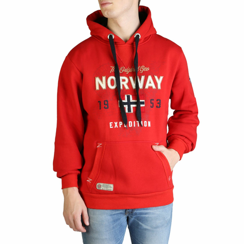 Bekleidung & Sweatshirts & Herren & Geographical Norway & Guitre100_Man_Red & Rot