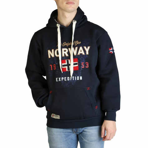 Bekleidung & Sweatshirts & Herren & Geographical Norway & Guitre100_Man_Navy & Blau