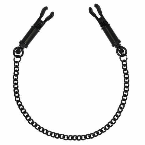 Nippelklemmen : Schwarz Nipple Clamps With Chain