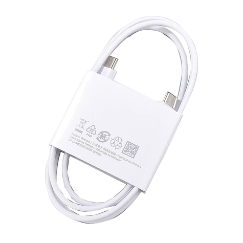 Samsung ep-dn980bwe câble de charge / câble de données usb type c vers usb type c 1m blanc synchronisation de charge
