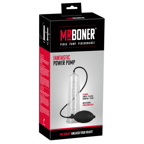 Penispumpen : Mister Boner Fantastic Power Penis Pump