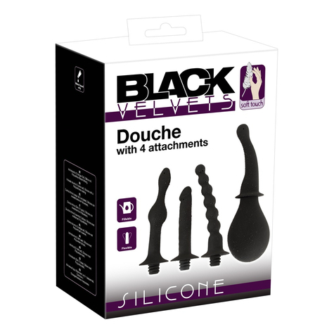 Analdusche & Black Velvets Douche Con 4 A