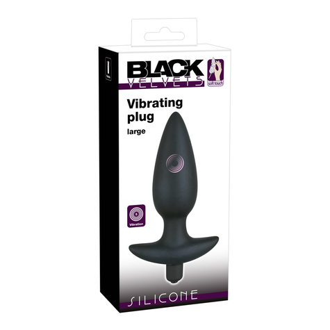 Black velvets vibr.Plug Large
