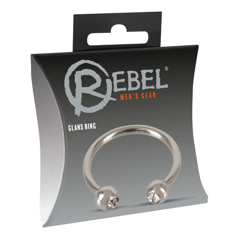 Eichelring Rebel Glans Ring Silber