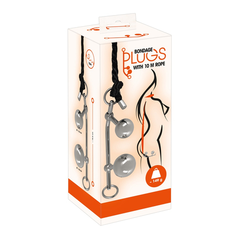Bondage string bondage plugs avec corde de 10 m