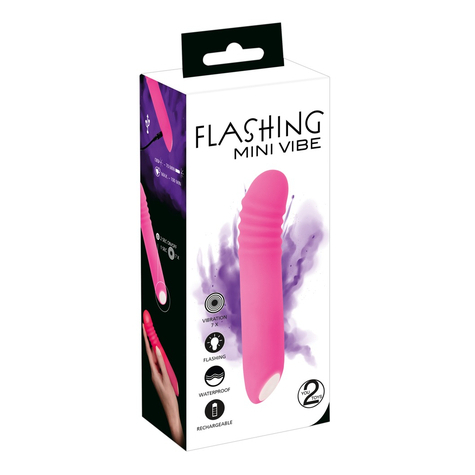 Mini-Vibrator Flashing Mini Vibe Pink