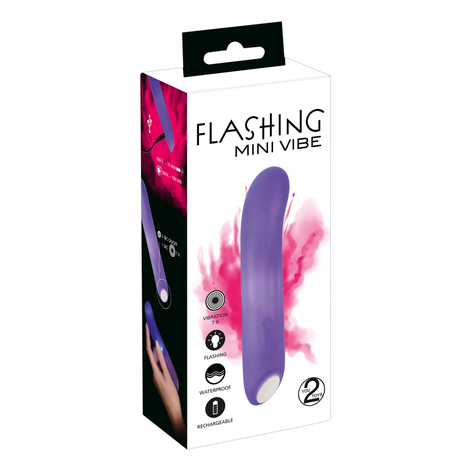 Mini-Vibrator Flashing Mini Vibe Purple