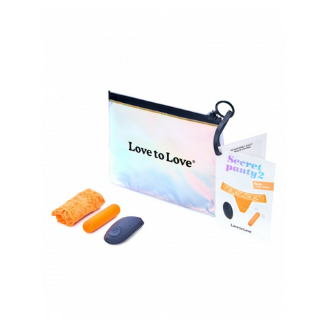 Love To Love - Secret Panty 2 - Panty Vibrator Mit Fernbedienung - Orange