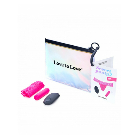 Love To Love - Secret Panty 2 - Panty Vibrator Mit Fernbedienung - Pink
