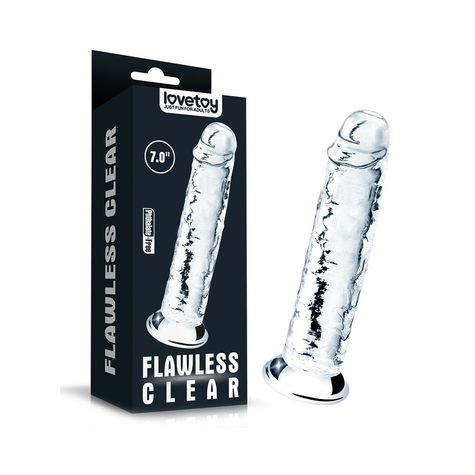 Love toy - gode flawless clear 18 cm